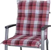 Auflage Niederlehner Milano 2396 rot-weiß kariert 102x49x6 Produktbild-Vorschau 2