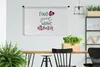 MuchoWow® Wandteppich Wandbehang Essen ist gut, Wein ist Produktbild-Vorschau 2