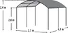 ShelterLogic fóliový přístřešek pro auto 270 x 490 cm Náhled obrázku produktu 8