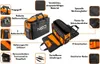 A product image with callouts and descriptions of its features. Voir les images du produit