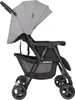 A side view of a gray Graco DuoRider double stroller against a white background. Produktbild-Vorschau