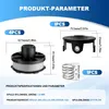 Makita Rasentrimmer Ersatzfaden 4x Spulen Set + Deckel + Produktbild-Vorschau 7