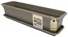 MePla - Set - Balkonkasten Balcony 80 cm + Untersetzer - Produktbild-Vorschau 1