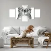 Bild auf Leinwand - Leinwandbild - Mode Design Eule Produktbild-Vorschau 6