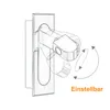 Eingebettete Lesewandlampe, Europäisches Design für Produktbild-Vorschau 4