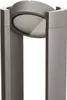 Lucande LED-Pollerleuchte Dylen, grau, Metall, 80 cm, IP65 Produktbild-Vorschau 5