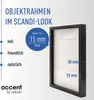 Nielsen Aura schwarz       20x20 Holz inkl. Passepartout  Produktbild-Vorschau 6