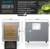 A product image showing a dehydrator with dimensions and feature callouts. Podgląd zdjęcia produktu