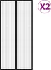 Závěs do dveří proti hmyzu magnetický černý 210 x 90 cm Náhled obrázku produktu 2