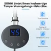 SONNI 800W, antraciet, elektrische handdoekwarmer. Productafbeelding-voorbeeld 3