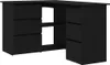 vidaXL Schreibtisch mit Regal Schwarz Eichen-Optik 145 x Produktbild-Vorschau 8