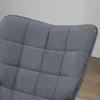 HOMCOM Schaukelstuhl Schwingsessel mit Hocker Relaxsessel Produktbild-Vorschau 8