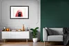 MuchoWow® MuchoWow® Gerahmtes Poster Hund mit einem roten Produktbild-Vorschau 8