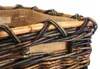 Kaminholzkorb aus Rattan und Bananenblatt mit abnehmbarem Produktbild-Vorschau 5