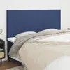 vidaXL Kopfteil Blau 180x5x118/128 cm Stoff Produktbild-Vorschau 2
