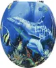 vidaXL Siège de toilette MDF Couvercle Dauphins Voir les images du produit 2