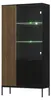 Vitrine METEOR 100 cm mit Glaselement und 2 Schubladen, Produktbild-Vorschau 1