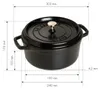 Staub Cocotte, 280 mm, 7.2 kg Produktbild-Vorschau 15
