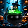 Heksenketel nevelmachine, Halloween, 12 LED, rookmachine, Productafbeelding-voorbeeld 3