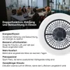BRILLIANT Plafonnier LED avec ventilateur SALERNO | Ø 49cm Voir les images du produit 23