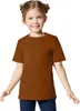 T-Shirt Kinder - braun, 140 (10-12 Jahre) Produktbild-Vorschau 3