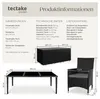 tectake® Aluminium Rattan Sitzgruppe Menorca wetterfest und Produktbild-Vorschau 5