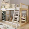 Kinder-Hochbett mit Tafel, Aufbewahrungsbox und Produktbild-Vorschau 1