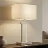 Lindby Tischleuchte Sigurd, weiß, Stoff, Höhe 54cm, E27 Produktbild-Vorschau 9