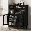 Highboard Küchenschrank mit verstellbaren Regalen Produktbild-Vorschau 2
