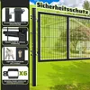 Faziango Doppelflügel Gartentor  Anthrazit, 350x 100 cm Produktbild-Vorschau 5