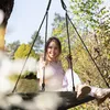 relaxdays Nestschaukel grün 90,0 cm Produktbild-Vorschau 4