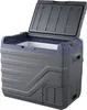 A portable refrigerator with its lid open, shown against a white background. Produktbild-Vorschau