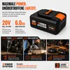 Akumulator 20 V 6,0 Ah kompatybilny z Worx PowerShare Podgląd zdjęcia produktu 4