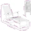 VidaXL 41433, Taras, Obite siedzisko, Drewno akacjowe, 110 Podgląd zdjęcia produktu 5