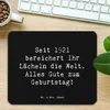 Mr. & Mrs. Panda Mousepad Spruch 1921 Geburtstag - Schwarz Produktbild-Vorschau 2