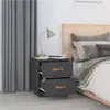 vidaXL Nachttisch Grau 40x34x45 cm Massivholz Kiefer -  Produktbild-Vorschau 15