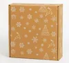 Carton de Noël 320 x 320 x 100 mm Flocons de neige Rennes Voir les images du produit 2