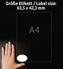 AVERY Zweckform 6242-10 Identifikační štítky AVERY Náhled obrázku produktu 4