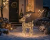 Lumineo LED renna 100 LED 37x66 cm oro bianco caldo, a Anteprima dell’immagine prodotto 3