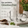 Teegläser 6 Set Kaffeegläser Teetassen Kaffee Tee Gläser Produktbild-Vorschau 3