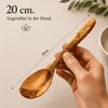 BIOLAVIVA Olivenholz Löffel – 20 cm, handgefertigt - Produktbild-Vorschau 5
