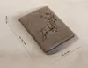RFID Ausweismappe aus Büffelleder mit Hirsch-Prägung, Produktbild-Vorschau 4