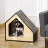 Niche en bois PAWHUT D02-120, niche pour chat, avec Voir les images du produit 3
