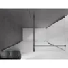 Mexen Velar Schiebedusche 150x75 cm, Frostglas, gun gray Produktbild-Vorschau 4