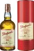 A bottle of Glenfarclas Highland Single Malt Scotch Whisky and its cylindrical red packaging are shown against a white background. Produktbild-Vorschau