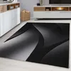 Kurzflor Teppich Wohnzimmer Schwarz 240x340 Rechteck Ombre Produktbild-Vorschau 2