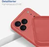 Close-up of a red phone case with a detailed camera cutout. Produktbild-Vorschau