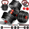 RE:SPORT® Sada činek 20 kg s kettlebellem Činky Sada činek Náhled obrázku produktu 1