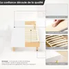 DEWINNER Tapicerowana rama łóżka 80 x 200 cm | Rama łóżka Podgląd zdjęcia produktu 4