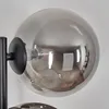 Isorella Wandlampe aus Metall/Glas in Schwarz/Rauch Produktbild-Vorschau 6